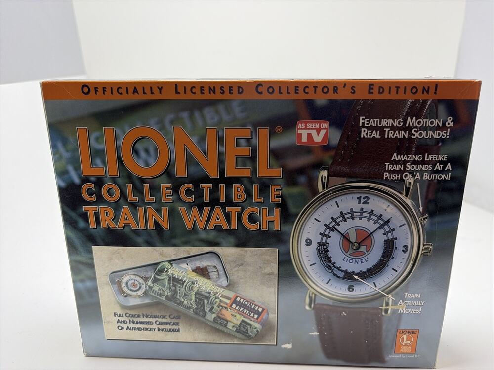 Lionel Collectible Train Watch w/Sounds Collector's Edition BRAND NEW - Sealed!